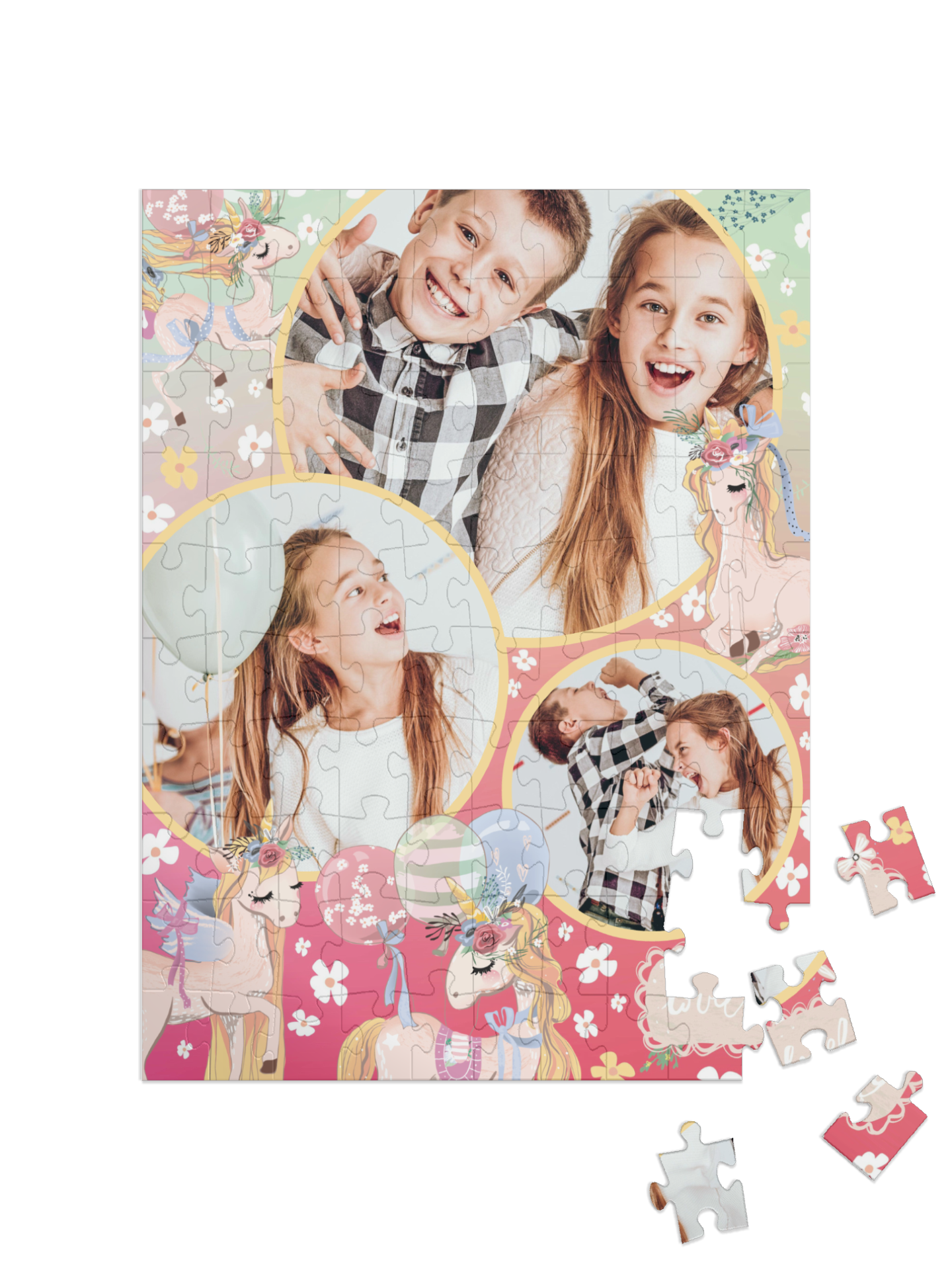 Magic portrait collage