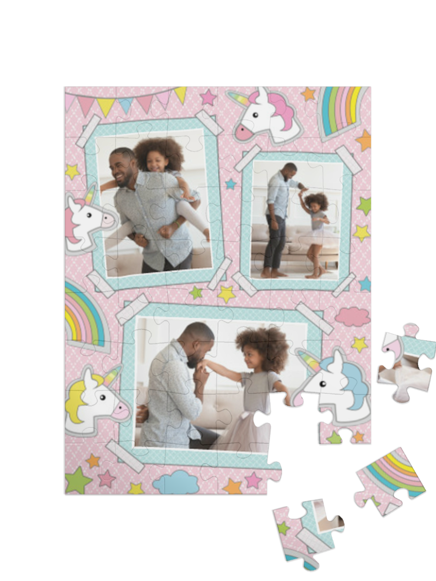 Sticker Joy portrait collage