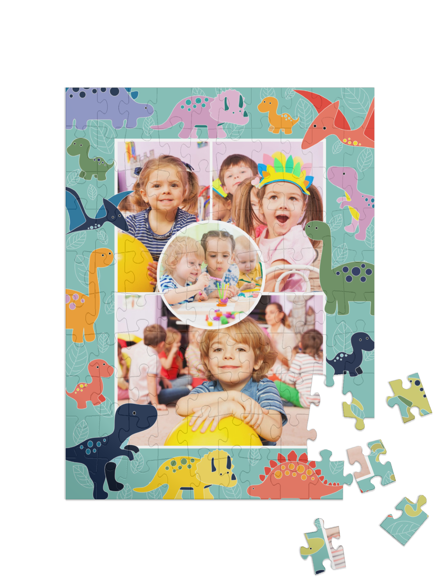 Play of Colours portrait collage