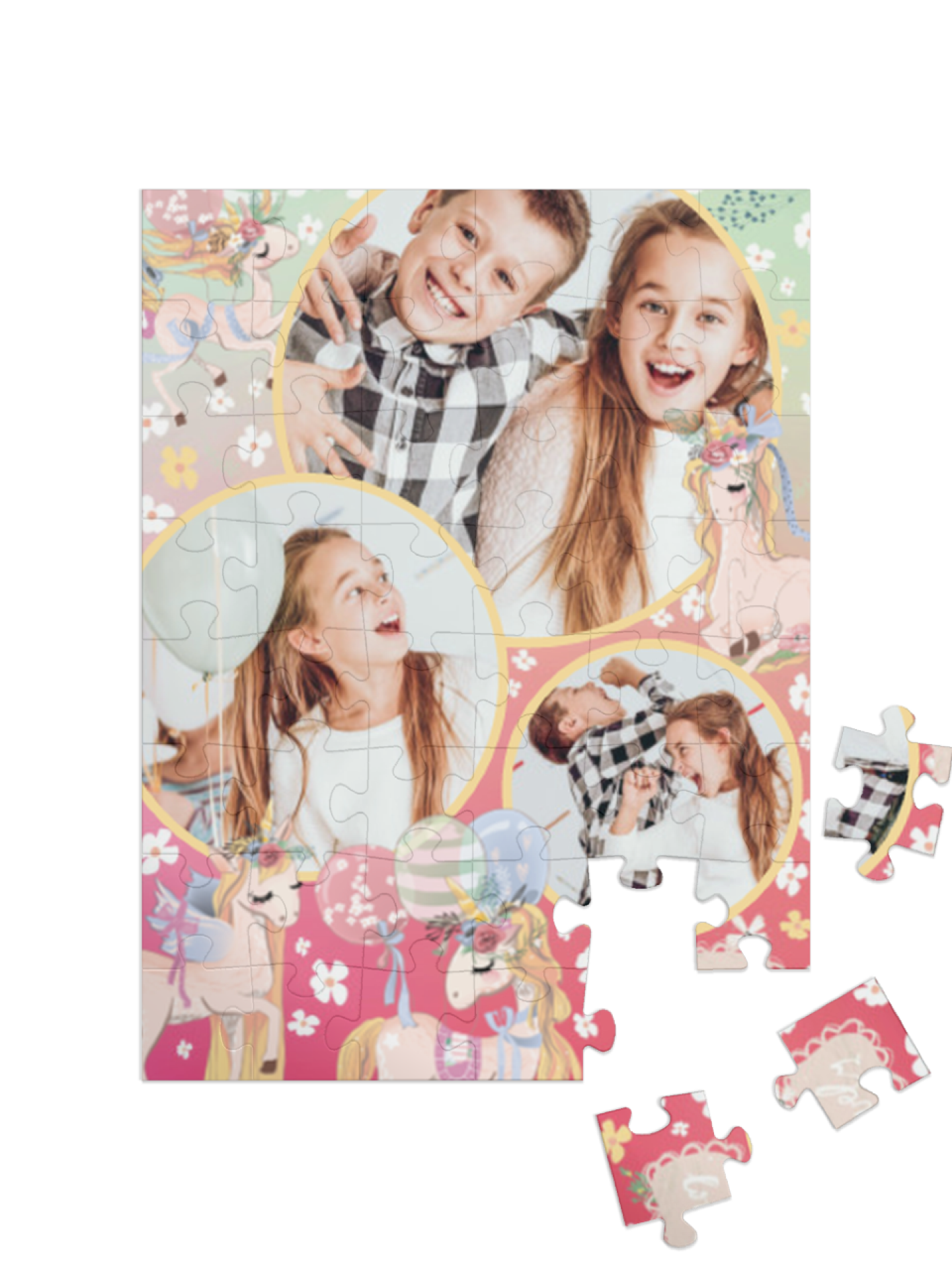 Magic portrait collage